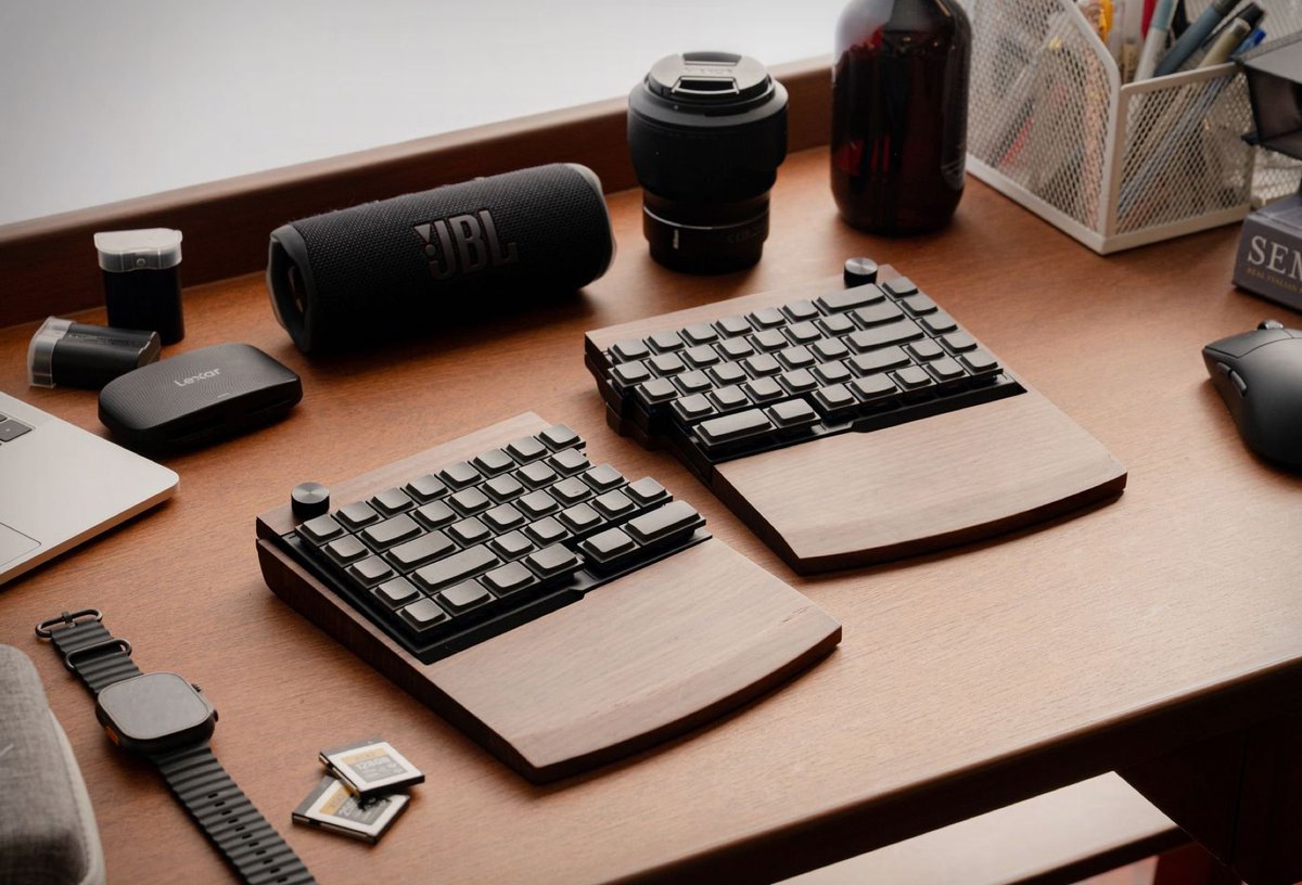 kotecinho's tweet photo. Jiffy75 Split Keyboard
JezailFunder