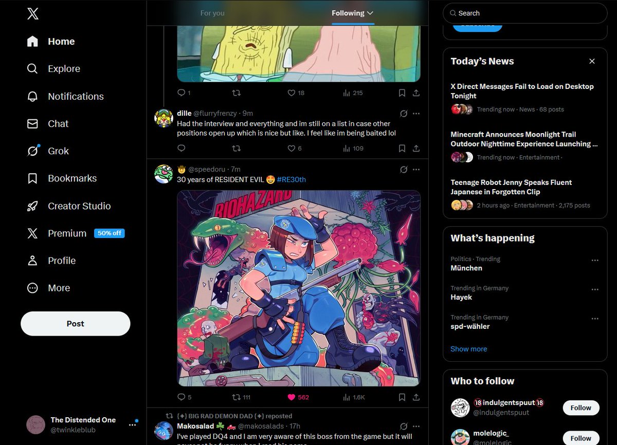 The Distended One tweet media