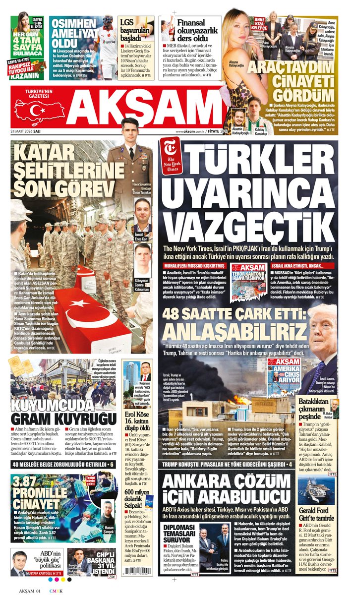 Akşam Gazetesi tweet media