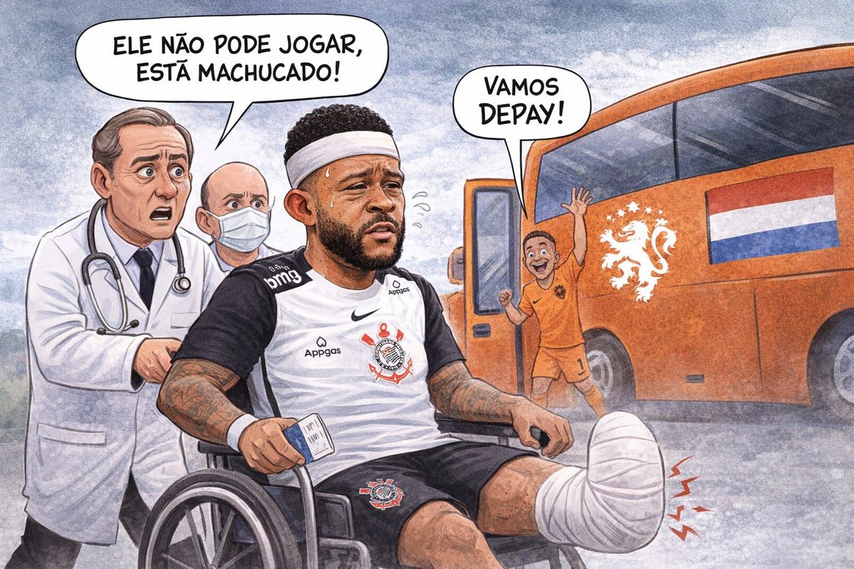 Betanogool's tweet photo. 🚨 URGENTE! ⚠️

Memphis Depay realizou exames médicos e foi constatado grau 2 na coxa direita.

Mesmo assim, o atacante se apresentará à seleção holandesa para tratar a lesão. 👋🇳🇱 https://t.co/u4m2QwaIJ1