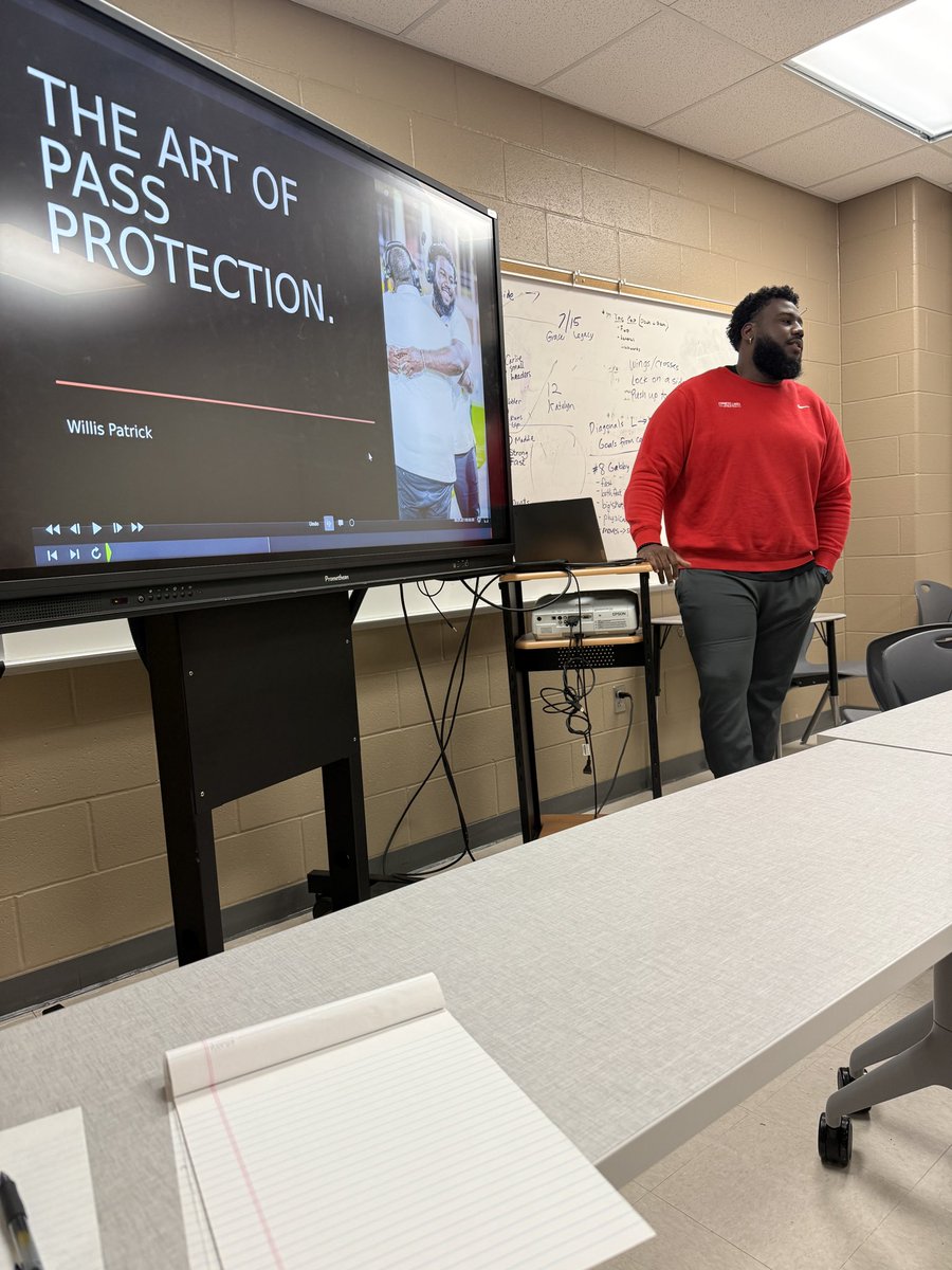 CyLakes_FB's tweet photo. Coach Patrick speaking on OL play! #WAWG #TIS #playindecember2026 https://t.co/YZ2C59JRBO
