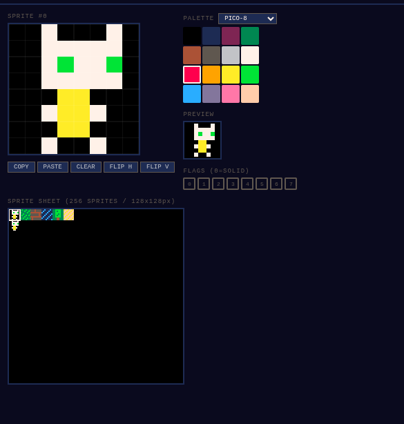 CAARIUNEWS's tweet photo. Building a fantasy console that runs in a single HTML file.128x128 • 16 colors • sprite editor • map editor • SFX tracker • music sequencer code in JavaScriptGames save as PNG cartridges (data hidden in the pixels)#gamedev #indiedev #pixelart #fantasyConsole #javascript https://t.co/5HvhGpf6Ns