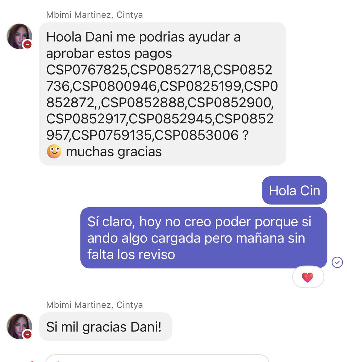 danielapa24_'s tweet photo. Lo que me escribieron hace 5 min de mi trabajo // lo que me refiero cuando digo que ando cargada https://t.co/SvJrTm0M7r