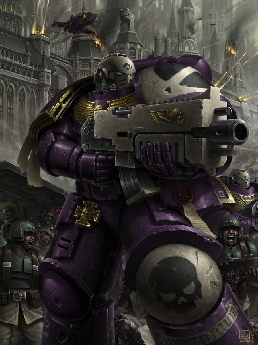 zerahoc's tweet photo. a 40k fanart I finished last year.
#40k #warhammer40k #fanart #spacemarine https://t.co/iv54bpUThb