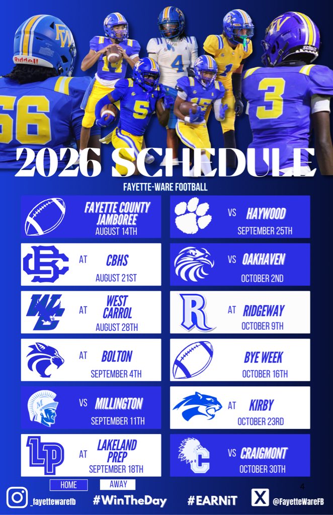 Fayette-Ware Football tweet media