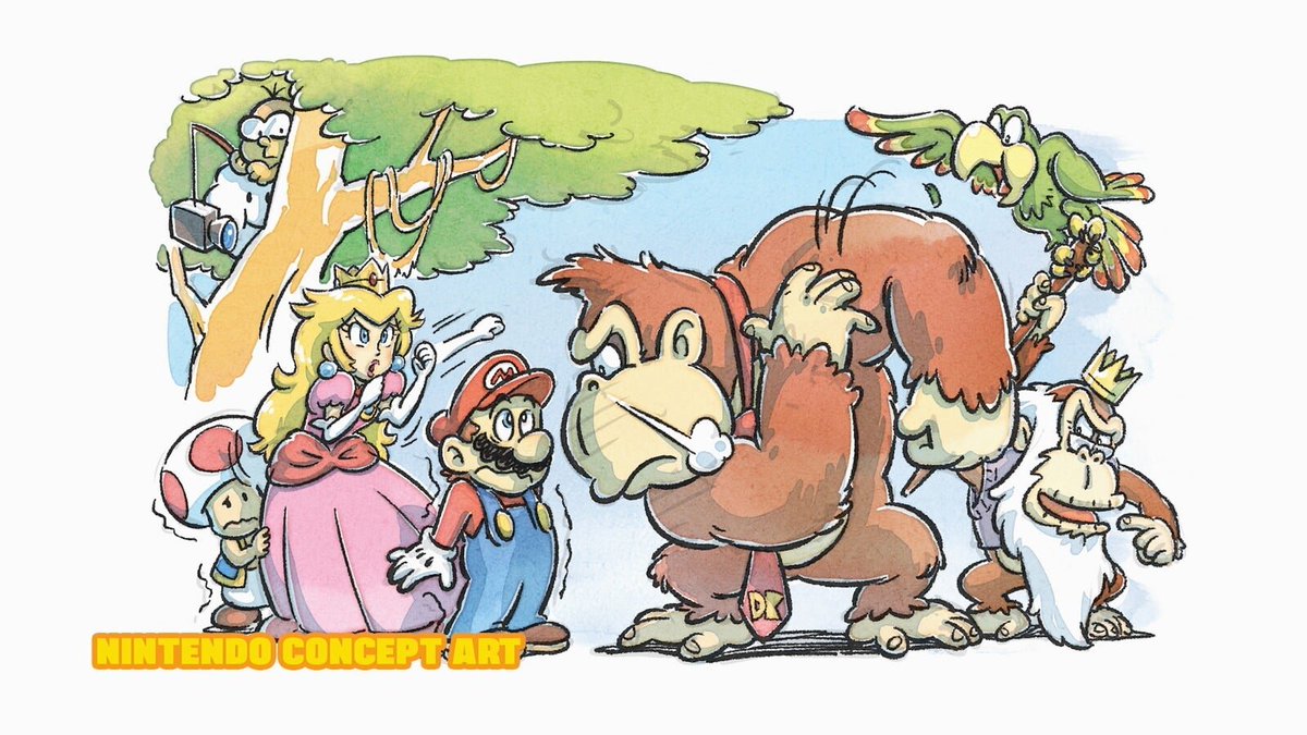 Super Mario Concept Art tweet media