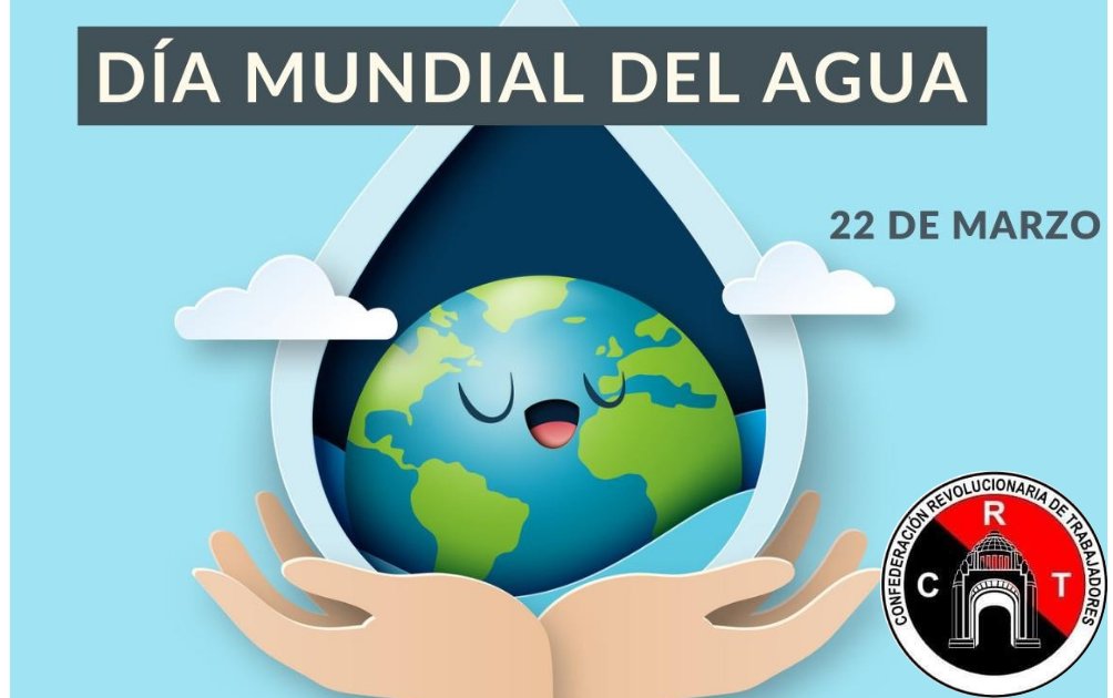 El Día Mundial del Agua se celebra cada 22 de marzo y aunque fue el día de ayer, en la CRT no nos es ajeno lo vital de este líquido y más cuando afecta a  2. 200 millones de personas  que viven sin acceso al agua potable.