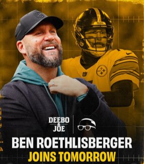 _BigBen7's tweet image. Don't miss Big Ben on Deebo &amp;amp; Joe tomorrow:

youtube.com/@deeboandjoe?s…

#DeeboAndJoe
#Steelers
#SteelersNation