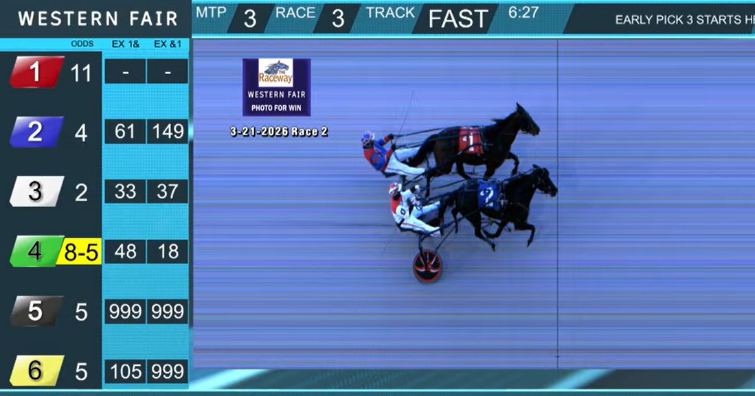 2 GINGERTREE CARILIN at 5/2 picks off the heavy fave in Race 2 <a href="/TheRacewayWFD/">The Raceway</a> leaving just $2,357 LIVE from a $75,000+ PICK 5 pool...