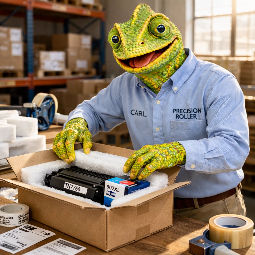 PrecisionRoller's tweet image. Carl’s on the job making sure your order arrives safe &amp;amp; sound 📦
From carefully placing protective packaging to double-checking every shipment, Carl ensures each order is fast, secure, and handled with care—just the way it should be.
#PrecisionRoller #FastShipping #WarehouseLife