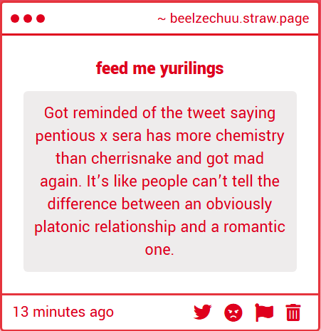 pentious and sera's dynamic is so precious to me BECAUSE it's platonic i despise the ship i'm (not) so sorry