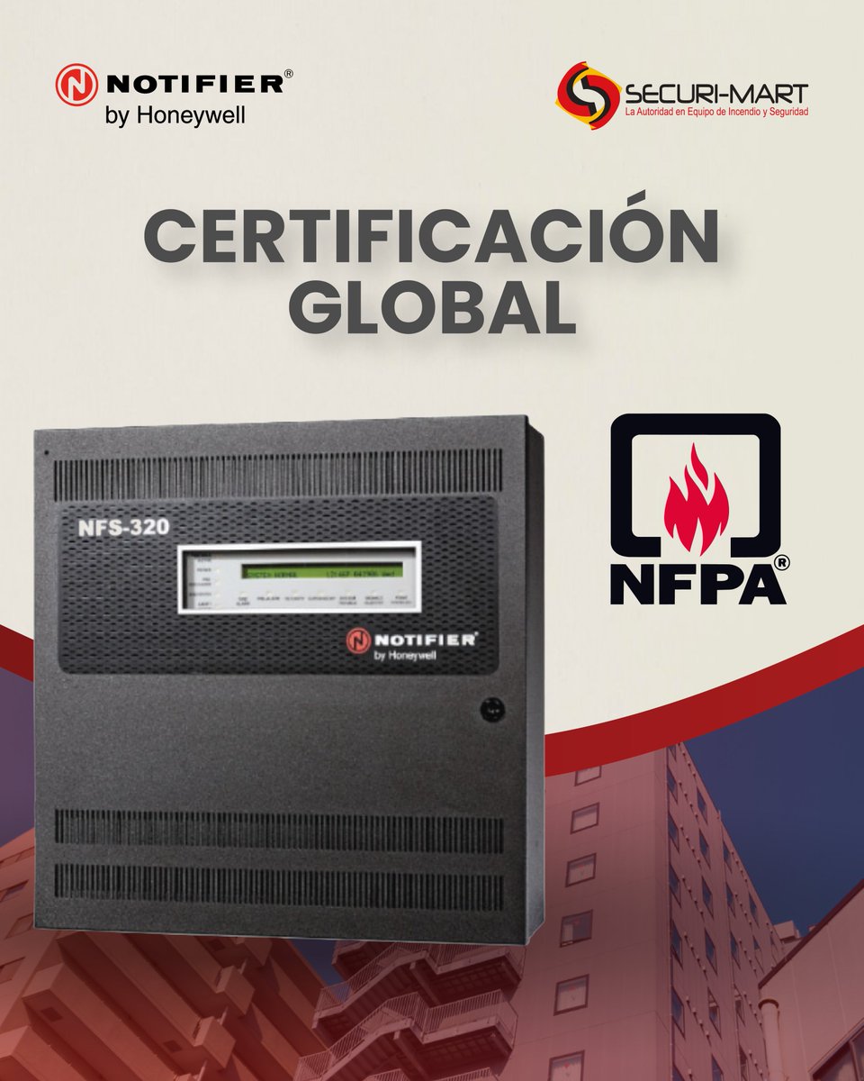 Securi_Mart's tweet photo. En infraestructuras críticas, Notifier es el estándar. 🏗️ Más que detección, es un sistema de gestión de emergencias que garantiza evacuaciones seguras y protección total de activos. #Notifier #FireSystems #SeguridadIndustrial #NFPA https://t.co/vyK5z25E39