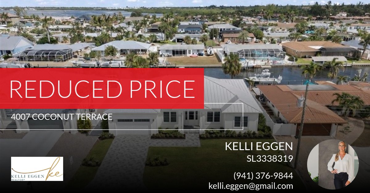 SiestaKRealtor's tweet photo. 📍 Reduced Price 📍 This recently reduced home at 4007 Coconut Terrace in Bradenton won't last long, so, don't wait to set up a showing! Reach out here or at (941) 376-9844 for more information!

Kelli Eggen... https://t.co/GsMu76Gqp9 https://t.co/UnRTbE4HLt