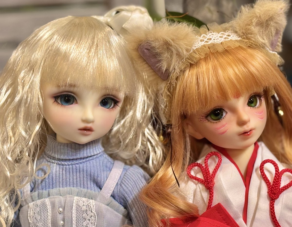 おはようございます！
2人の天使たち🥰
#おはドル #うちのこかわいい