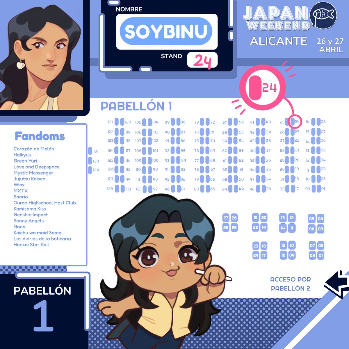 binu (salon del manga Alicante NC 24) tweet media