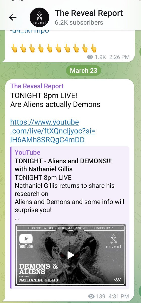 CzebotarJessie's tweet photo. #TheRevealReport
#JessieMarieCzebotar
#GeorgeIceman
Special guest Nathaniel Gillis.
Join us in the after show at 9pm est on patreon dot com/ TheRevealReport https://t.co/iCua2vjZ7t