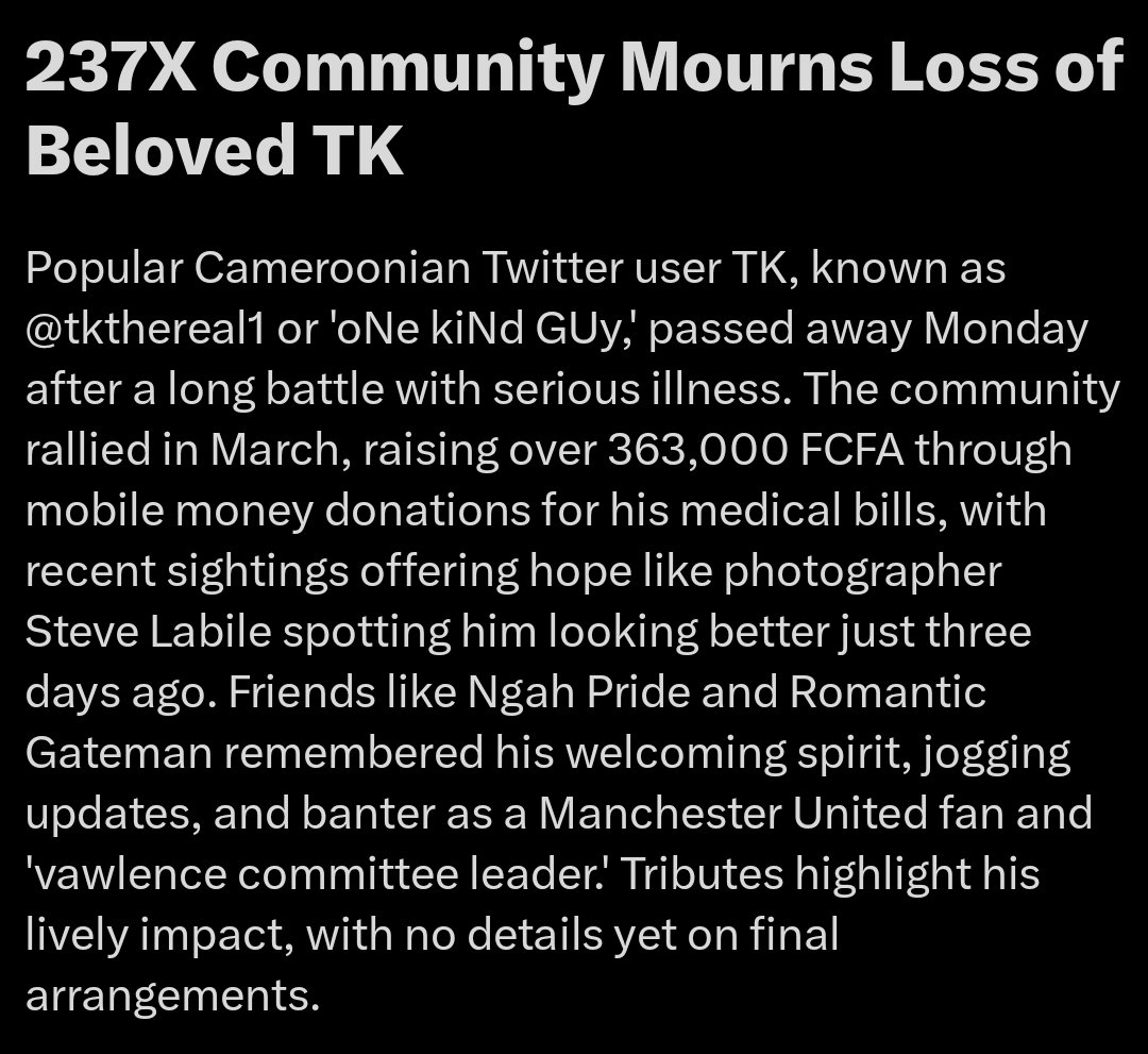 utd_romerocr7's tweet photo. RIP bro. If only you could see the impact you left behind. https://t.co/uVBEumHyZR