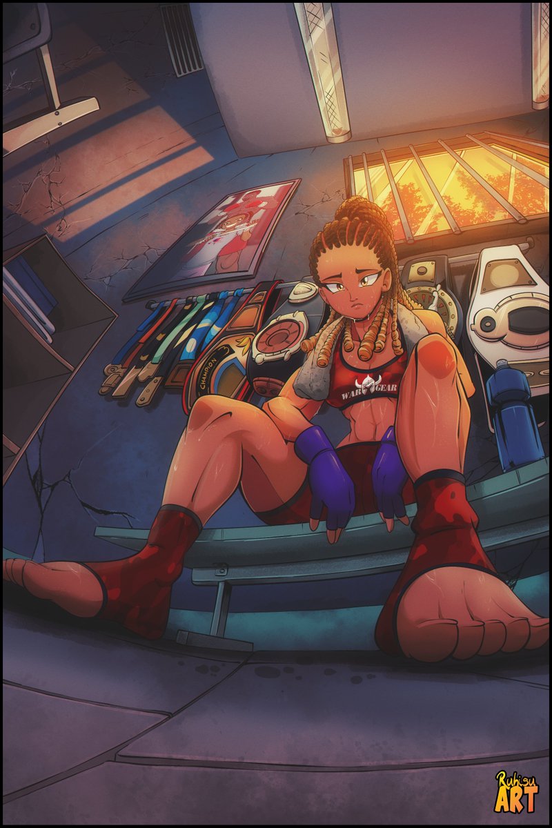 RuhisuART's tweet image. |COMM| - Devil Cat
for @SentinelCorps45 

#originalcharacter #gym #fighter #commissionart #myart #fanart