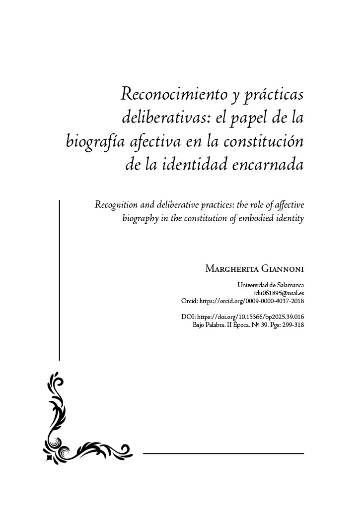 Revista de Filosofía BAJO PALABRA tweet media