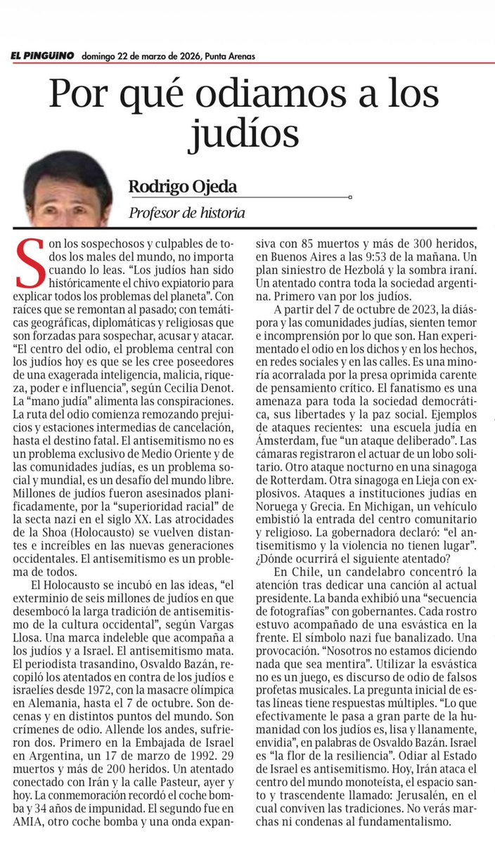 Com. Chilena Israel tweet media