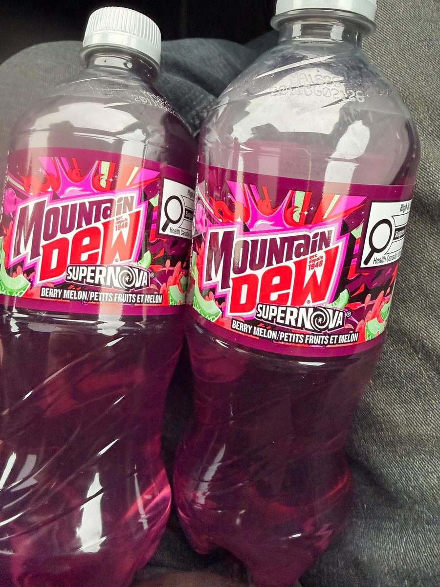 dewcrewhq's tweet photo. 🚨BREAKING NEWS🚨

Reports are coming in that Mountain Dew Supernova, a popular dew released in 2008 and later discontinued, has been spotted in Canada IN BOTTLES!

THIS. IS. HUGE! #bringbacksupernova

Picture Credit: Chris Shea on Facebook https://t.co/5wg6V5fr6V