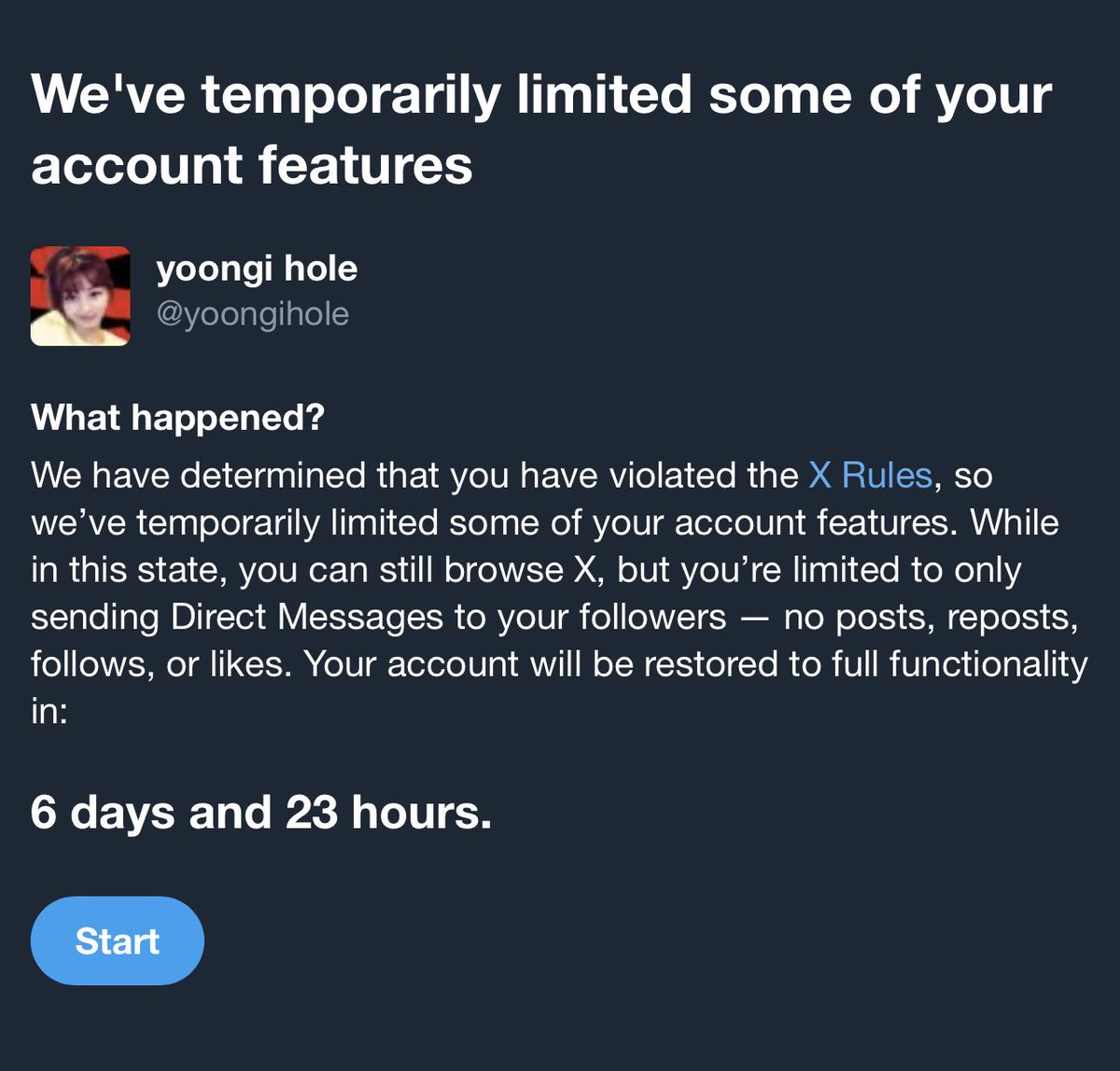 yoongi hole tweet media