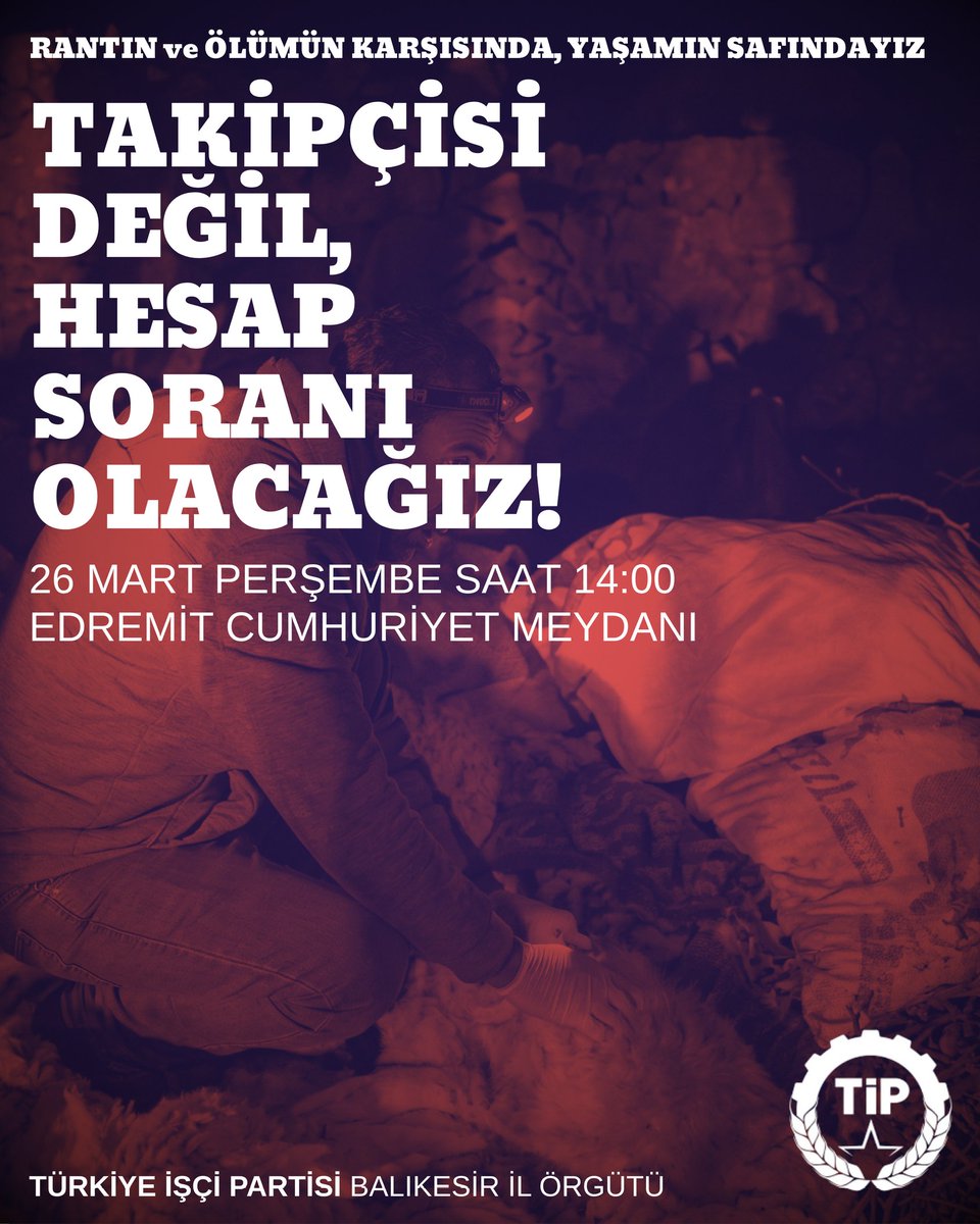 Türkiye İşçi Partisi - Balıkesir tweet media