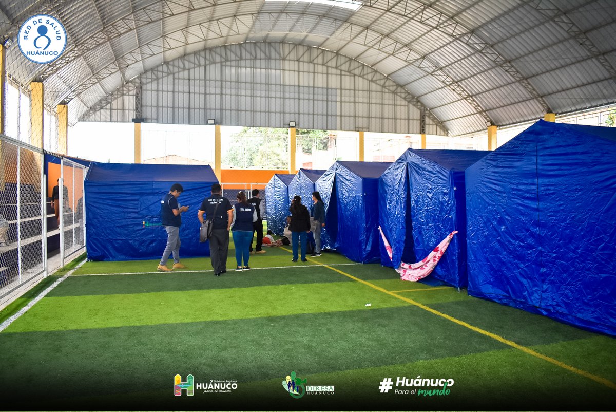 HuanucoRed's tweet photo. El equipo de la Estrategia Sanitaria de Promoción de la Salud de la Red de Salud Huánuco, en coordinación con la DIRESA Huánuco, realizó la verificación de los albergues instalados para las familias damnificadas durante la emergencia en diversos puntos de Santa María del Valle. https://t.co/Ka5DlDEvRJ