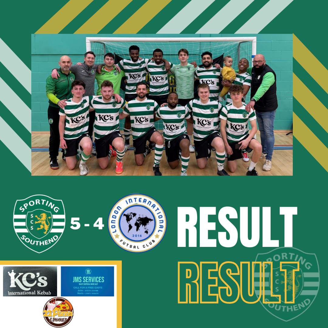 A massive 5-4 win at home against London International! 

A great display from the team from beginning until the end.  Showed our composure second half, coming out on top as deserved winners.

Scorers :
Tim ⚽️⚽️⚽️
Nelson ⚽️
Charlie ⚽️

Together we are stronger 🦁💚