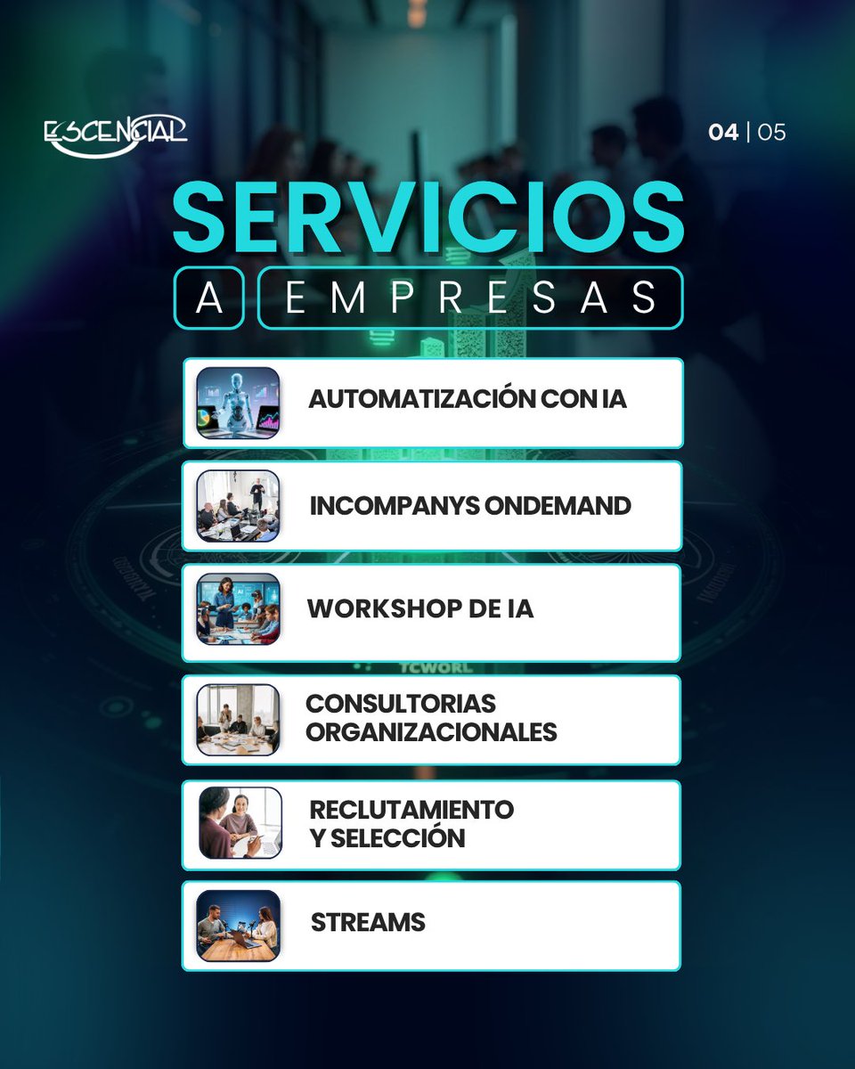 EscencialConsu's tweet photo. 📆 Con Abril arranca el segundo trimestre.
El mercado no espera y las habilidades que sumás hoy son las que te diferencian mañana. Cada mes renovamos la agenda para que siempre tengas acceso a lo que el mundo profesional está exigiendo.
#Escencial #Cursos #Capacitación #Formar https://t.co/psN5sRTRkw
