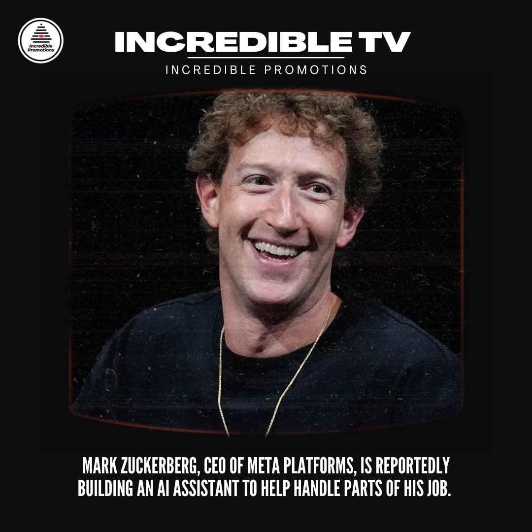 Mark Zuckerberg, CEO of Meta Platforms, is reportedly building an AI assistant to help handle parts of his job.