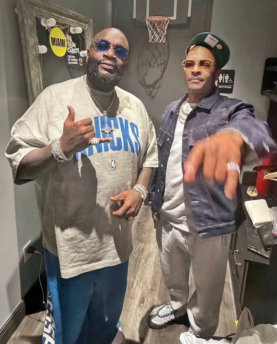Rick Ross & T.I. linking up… If a diss ever drops, 50 Cent might be at the center of it. 🥶🔥