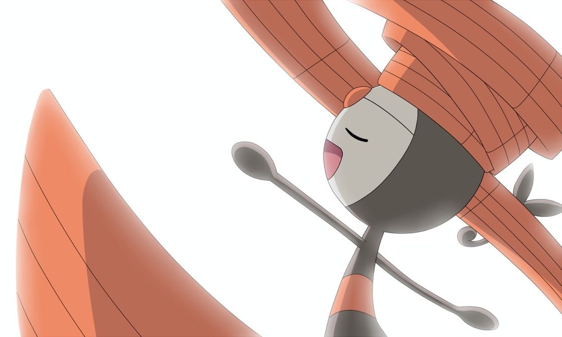 Meloetta is smiling while being Pirouette Forme :3