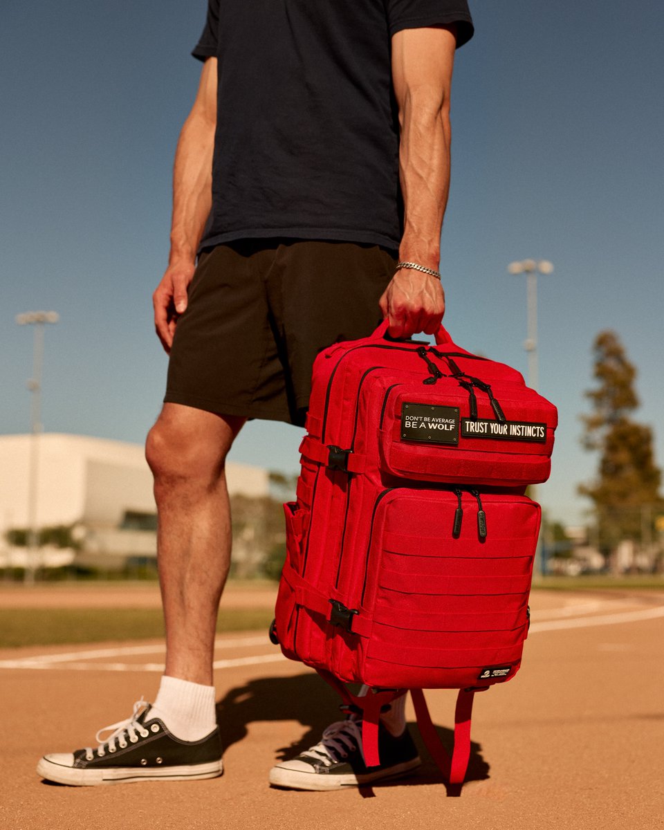 WOLFpaktrust's tweet image. The Elite Red Collection ⚾️🚨 | 45L Backpack 

For those who want a little extra room in their everyday bag! 

Shop the drop here ➡️ wolfpak.com

#wolfpak #backpack