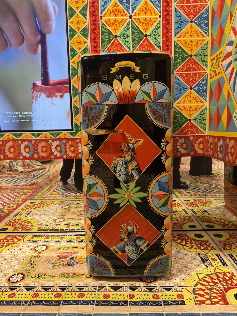 YvetteCraddock's tweet photo. There has always been a fusion of fashion + home furnishings. These refrigerators, a collab between Dolce and Gabbana with Smeg, are a reminder of that design synergy

Do you integrate your fashion choices into your interiors?

#fashion
#interiordesign
#fashionandfurniture https://t.co/EPKsdYxMDA