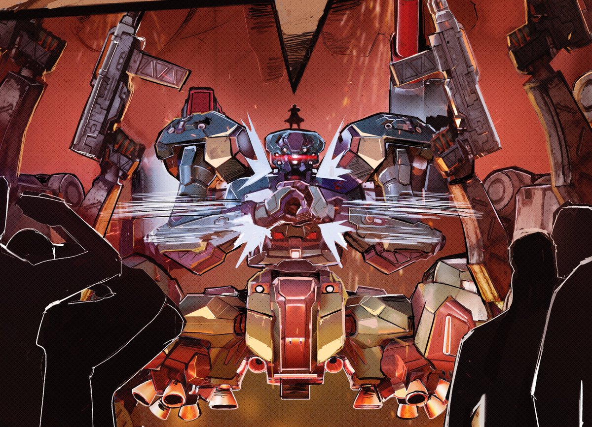 Here's a preview of my illustration for the upcoming Armored Core VI fanzine "RECORDS//ANALYSIS" <a href="/ArmoredCoreZine/">RECORDS // ANALYSIS - An Armored Core Zine</a>  

 I drew papa Michigan , if you buy the book you will also see a character human portrait of him! 

You can pre order the Zine here !!! armoredcorezine.bigcartel.com