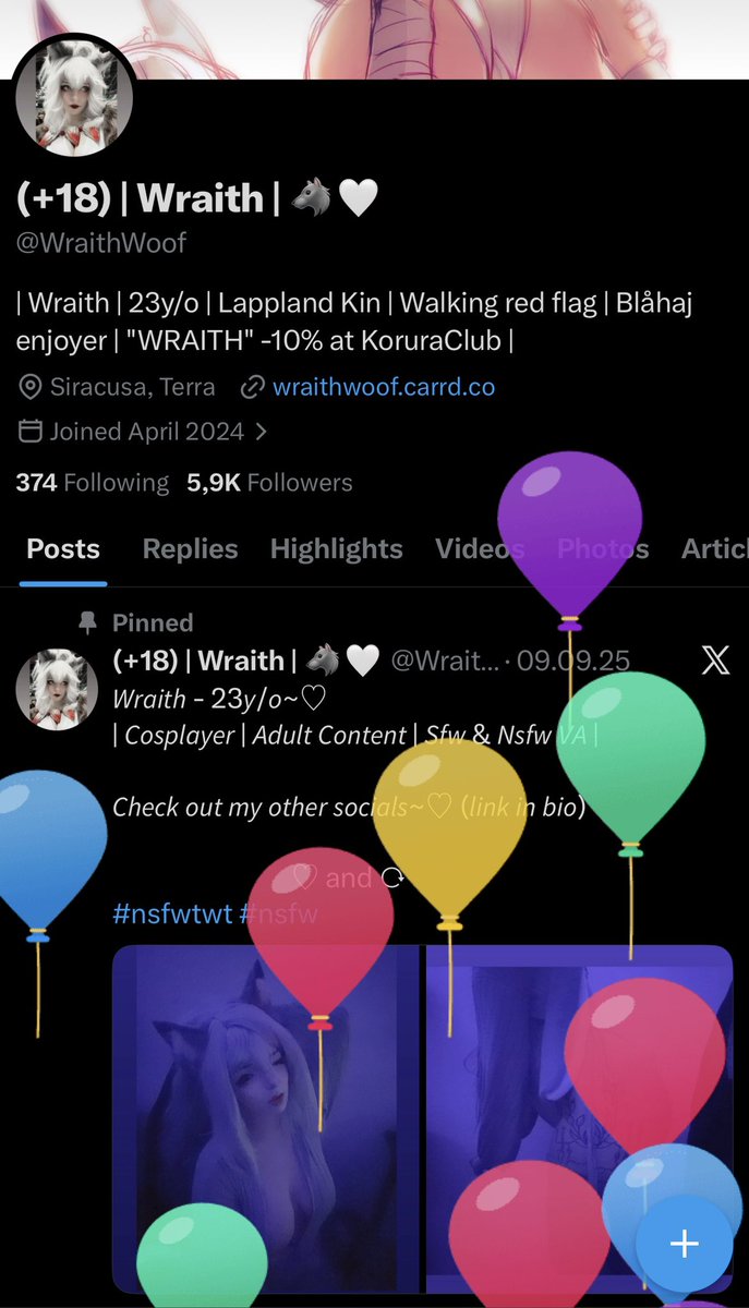 (+18) | Wraith | 🐺🤍 tweet media