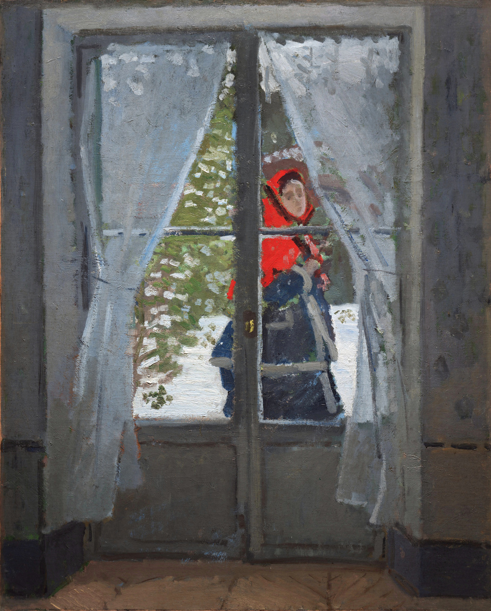 artistmonet's tweet photo. The Red Cape (Madame Monet) - 1873 #artbots #monet https://t.co/afKjl5ocpo