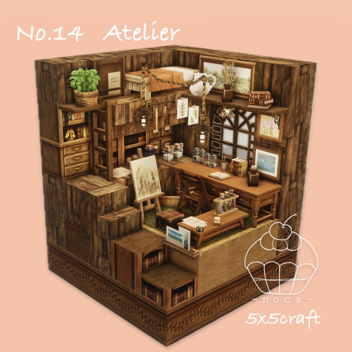 『No.14 アトリエ🎨』

#Minecraft
#MiniaTuria
#cocricot