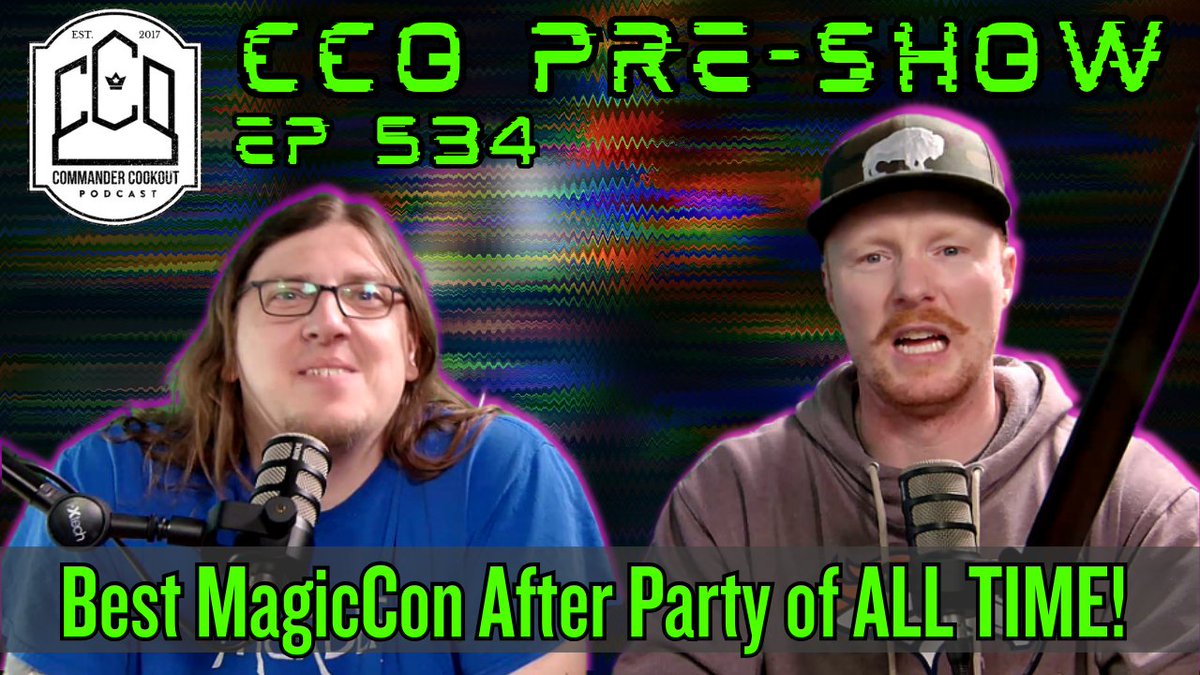 CCOPodcast's tweet photo. https://t.co/ZVDUvtaQIv
Come hear about the best MagicCon after-party we've ever been to.
And the worst one, too... https://t.co/nonEitiJIw