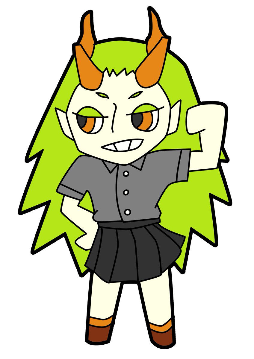 ババブーンッ！
今週はデフォルメした各 #キャラクターイラスト をご紹介
今日はタケヅチ・ミカちゃんです
ムードメーカーの彼女
今日はどんな気分ですかね(笑)

＃でじるみ東京三鷹　＃就労継続支援B型事務所　＃ババブーンッ！