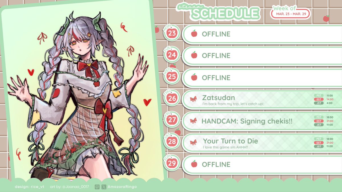 Amazora Ringo 🍎🍀 甘空りんご • predebut apple vtuber! tweet media