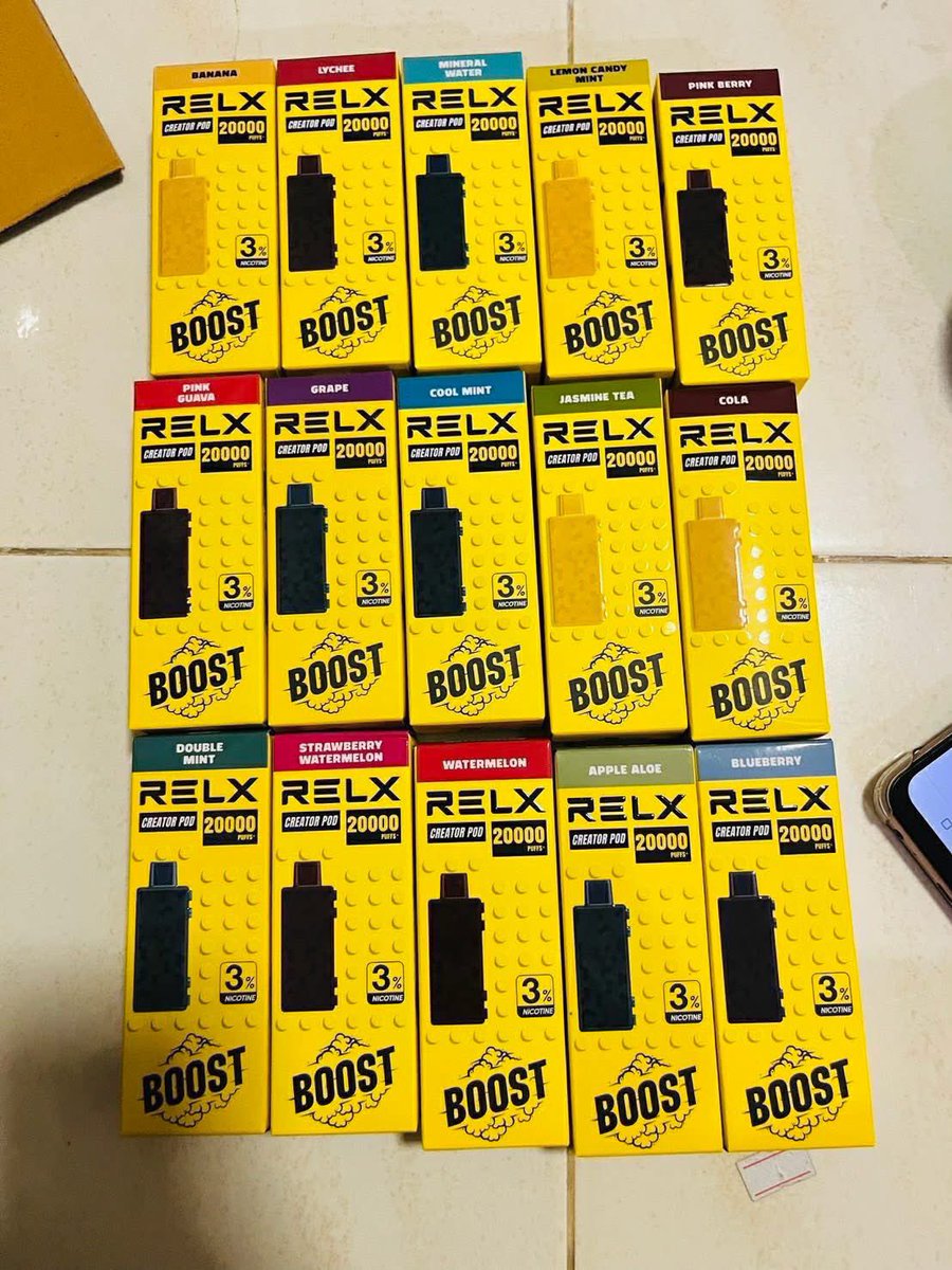 VAPESTORE9992's tweet image. 🧸RELX เลโก้ 20000 PUFFS 🔥
เครื่อง+น้ำยา Set ละ 690.-  
เฉพาะน้ำยา 390.- 
⋆ สอบถาม/สั่งซื้อ ♡Line :ID @275yocwy
_ลิงค์ lin.ee/rJsBdBb

#บุหรี่ไฟฟ้า #relxcreator #relx20k #หัวrelx #หัวพอต #relxlego
#ของแท้ #ใช้ดีบอกต่อค่ะ #RELXเลโก้
#พร้อมส่ง