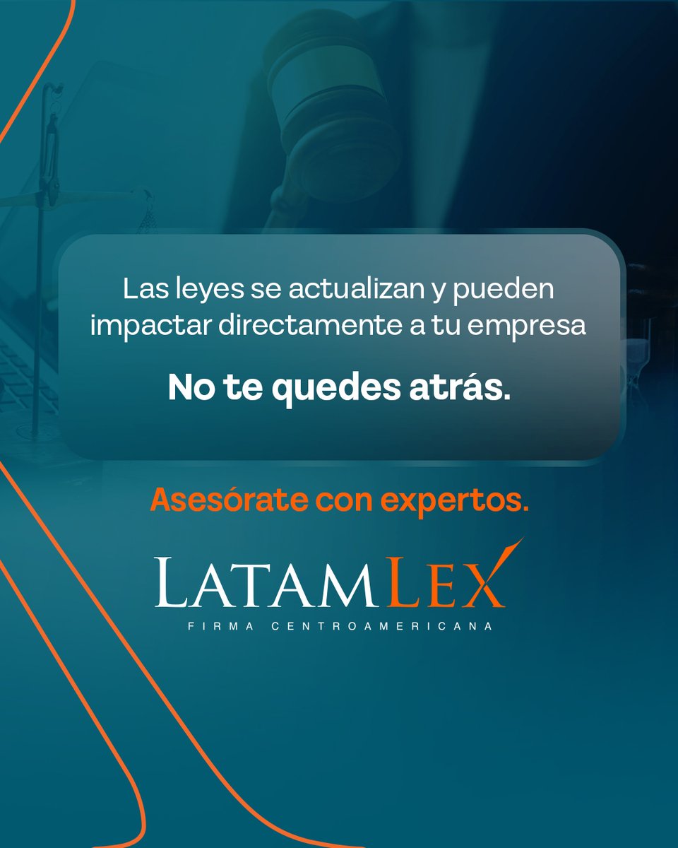 LatamLex_'s tweet photo. Las leyes cambian más rápido de lo que muchas empresas imaginan.⚠️​

Estar informado y contar con asesoría legal puede marcar la diferencia. ⚖️ https://t.co/t9NpuTh4DE