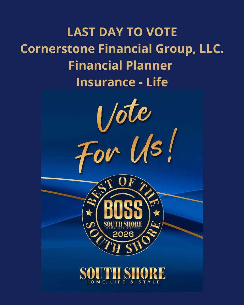 BErendonE's tweet photo. Today is it, voting for Best of the South Shore ends at 9PM!

If you’ve supported us, we can’t thank you enough ❤️ If not, there’s still time and every single vote truly counts.

👉 Vote here:
🏆 Insurance (Life): https://t.co/pnE6jNtkW1 
🏆 Financial Planning: https://t.co/h7D3JW4VVA 

Let’s finish strong 💥
🔥 In Your Corner, By Your Side 🔥
