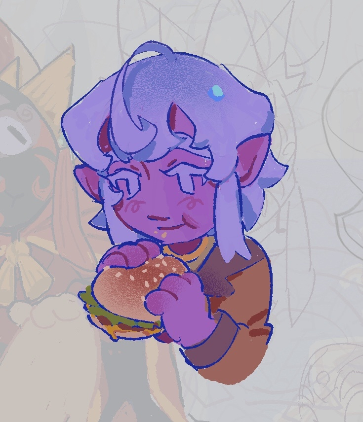 gregor’s left pauldron 💜 tweet media