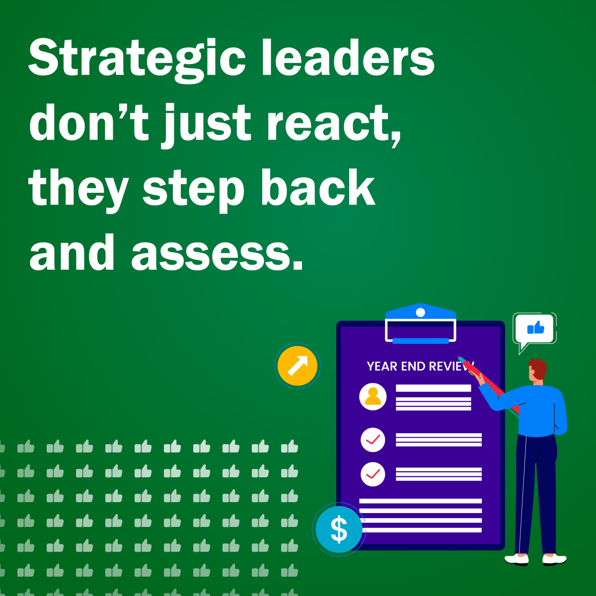 ProLeaders2016's tweet photo. Strategic leaders don’t just react, they step back and assess. If you’re constantly firefighting, you’re probably not future-planning.
#StrategicLeadership https://t.co/8dPyx9WrZI