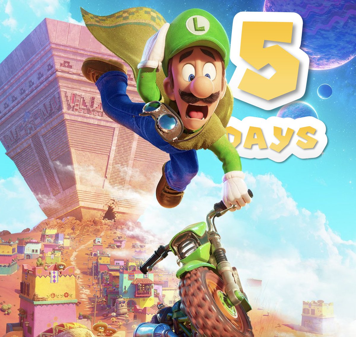 Mario Galaxy Movie Countdown tweet media