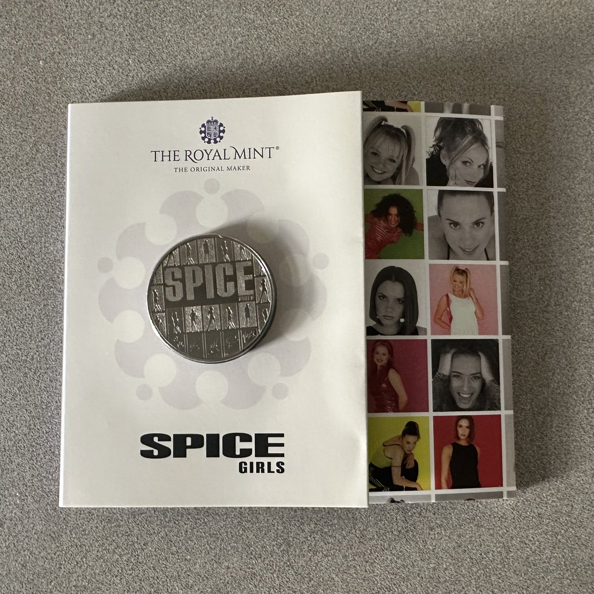 Zoidberg1977's tweet image. Friends from the UK picked me up the #SpiceGirls coin and mailed it to me.