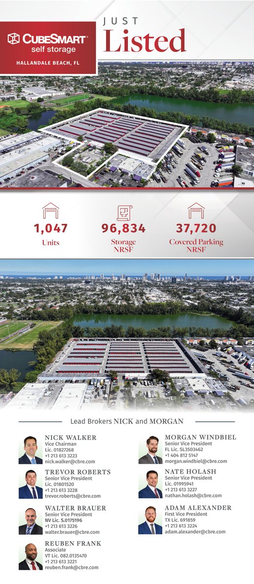 selfstorageadv's tweet photo. Just listed: CubeSmart Self Storage – Halladale
For more information, please click the link below:
https://t.co/MMEqfhWtm6
#JustListed #CBRE #SelfStorage #InvestmentProperties #CapitalMarkets #CBRESelfStorage https://t.co/3JteI1wlBX